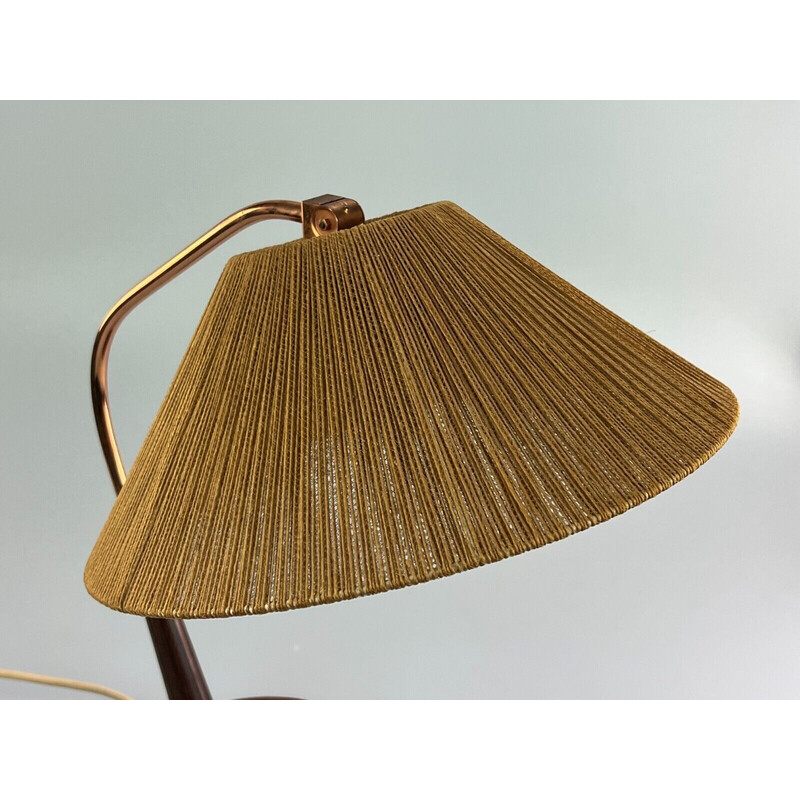 Vintage Temde teakhouten tafellamp, 1960-1970