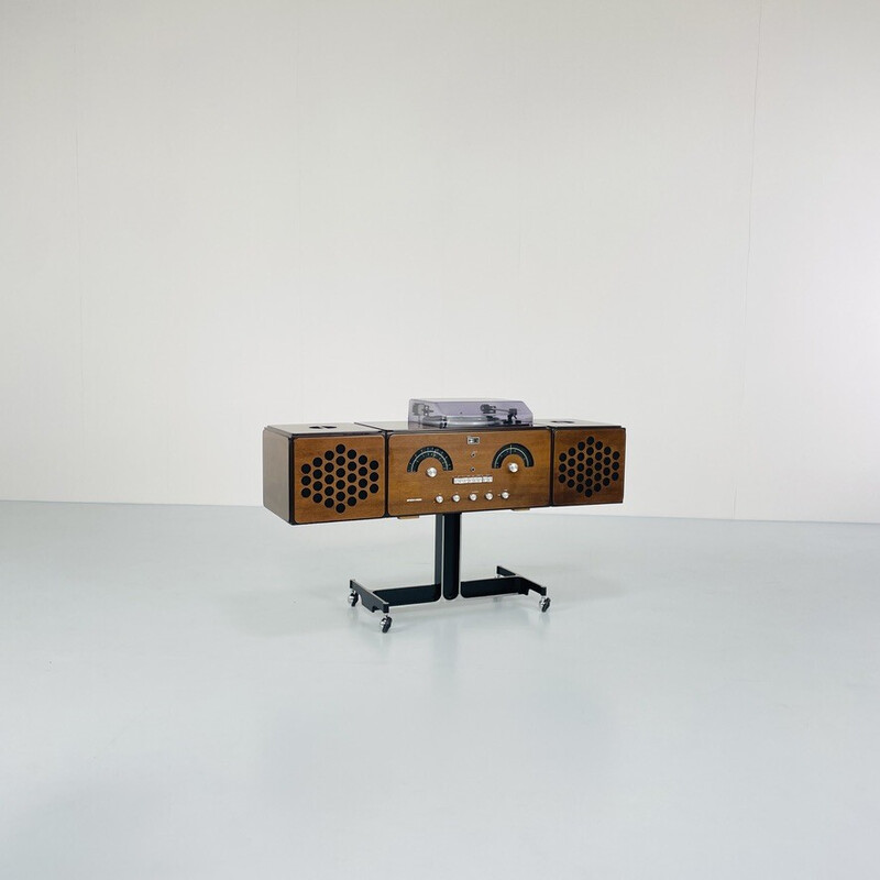 Système audio vintage "RR 126" de Pier Giacomo et Achille Castiglioni pour Brionvega, Italie 1965