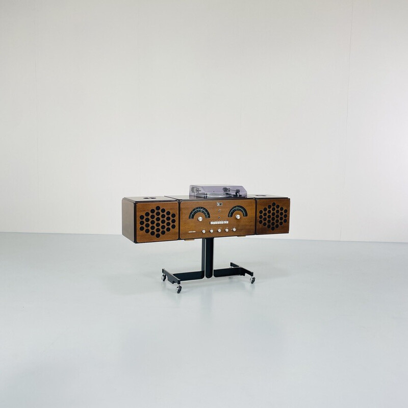 Sistema de audio vintage "RR 126" de Pier Giacomo y Achille Castiglioni para Brionvega, Italia 1965