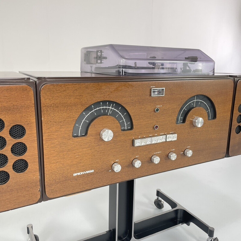 Sistema de audio vintage "RR 126" de Pier Giacomo y Achille Castiglioni para Brionvega, Italia 1965