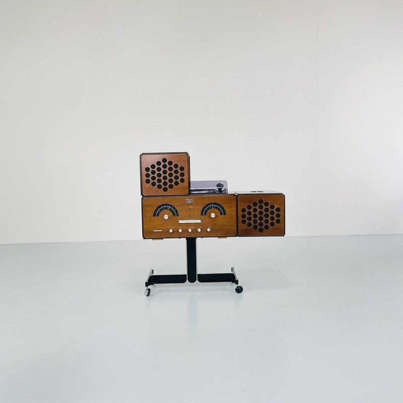 Sistema audio d'epoca "RR 126" di Pier Giacomo e Achille Castiglioni per Brionvega, Italia 1965
