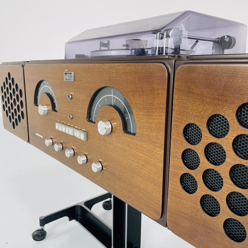 Système audio vintage "RR 126" de Pier Giacomo et Achille Castiglioni pour Brionvega, Italie 1965