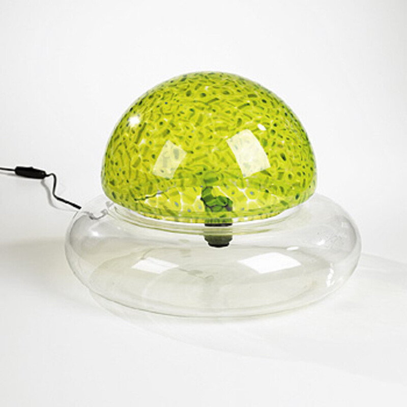 Vintage Murano glass lamp model Poveglia by Gae Aulenti for Vistosi, 1969