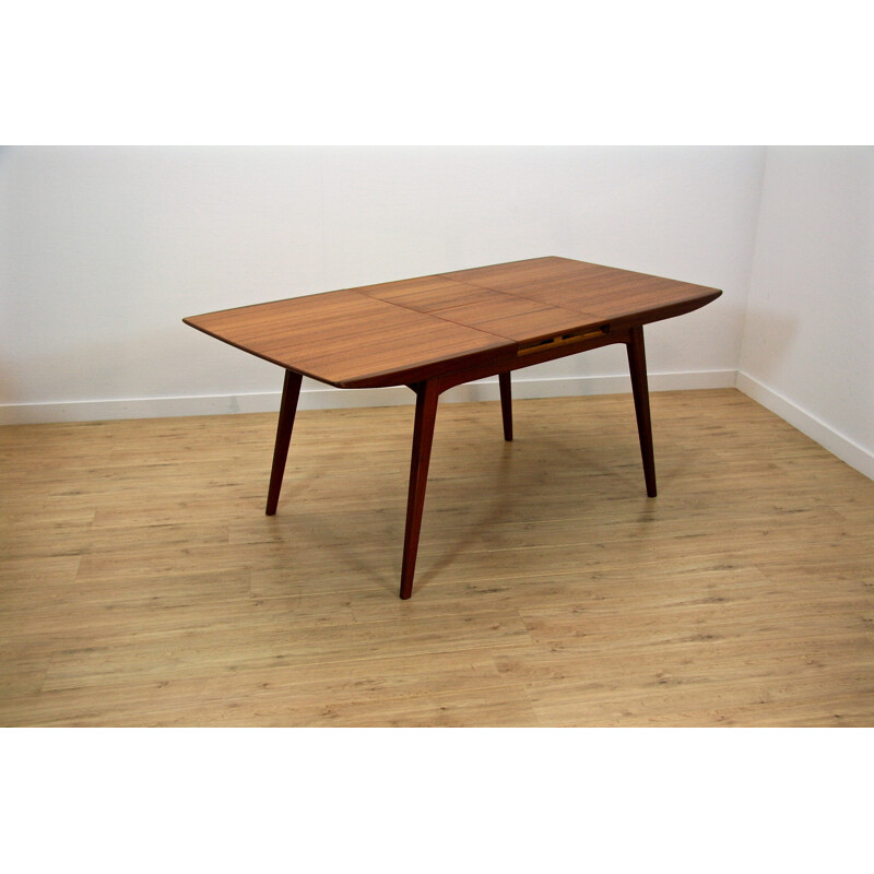 Webe Dutch extendable dining table in teak, Louis VAN TEEFFELEN - 1960s