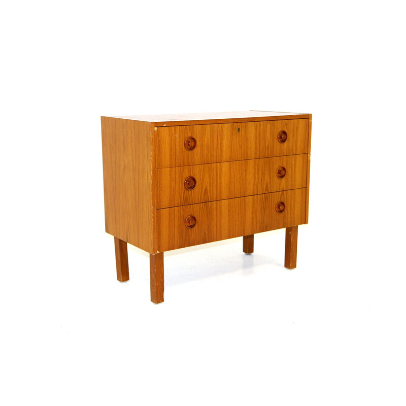 Vintage teak chest of drawers, Sweden 1960