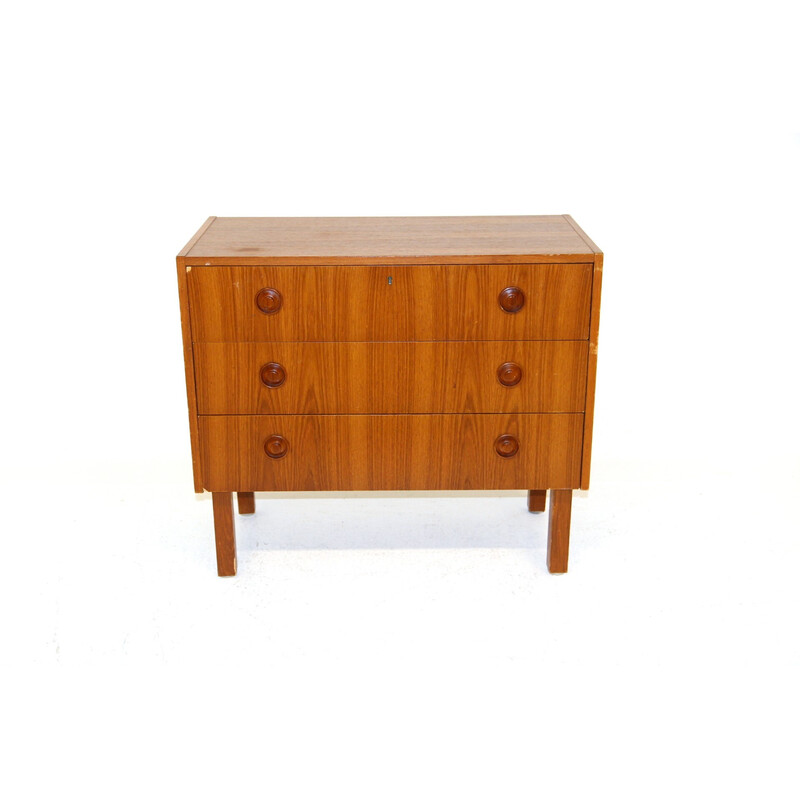 Vintage teak chest of drawers, Sweden 1960