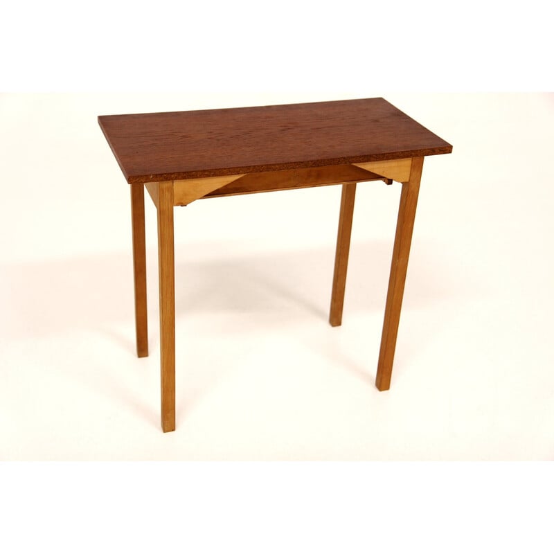 Vintage teak night stand by Glas and Trä, Sweden 1960