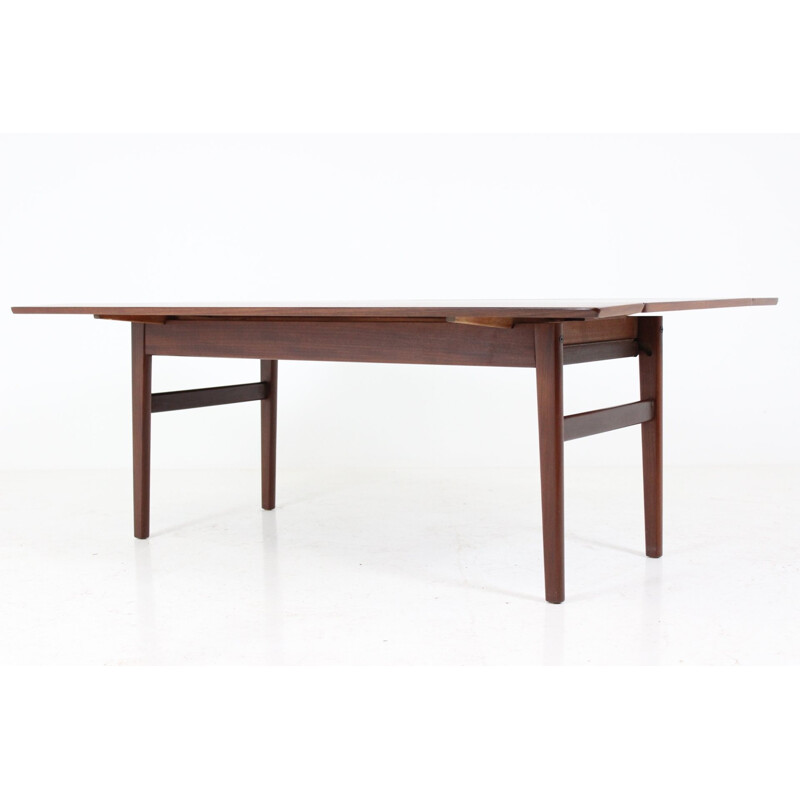 Adjustable height Danish teak coffee table - 1960s