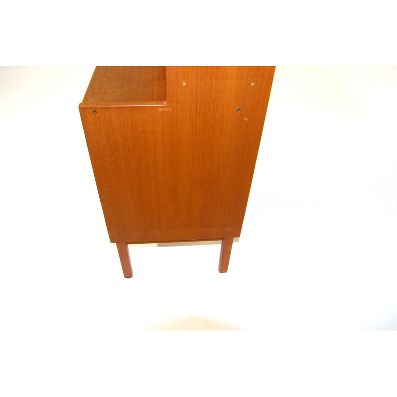 Vintage teak chest of drawers with shelf, Sweden 1960