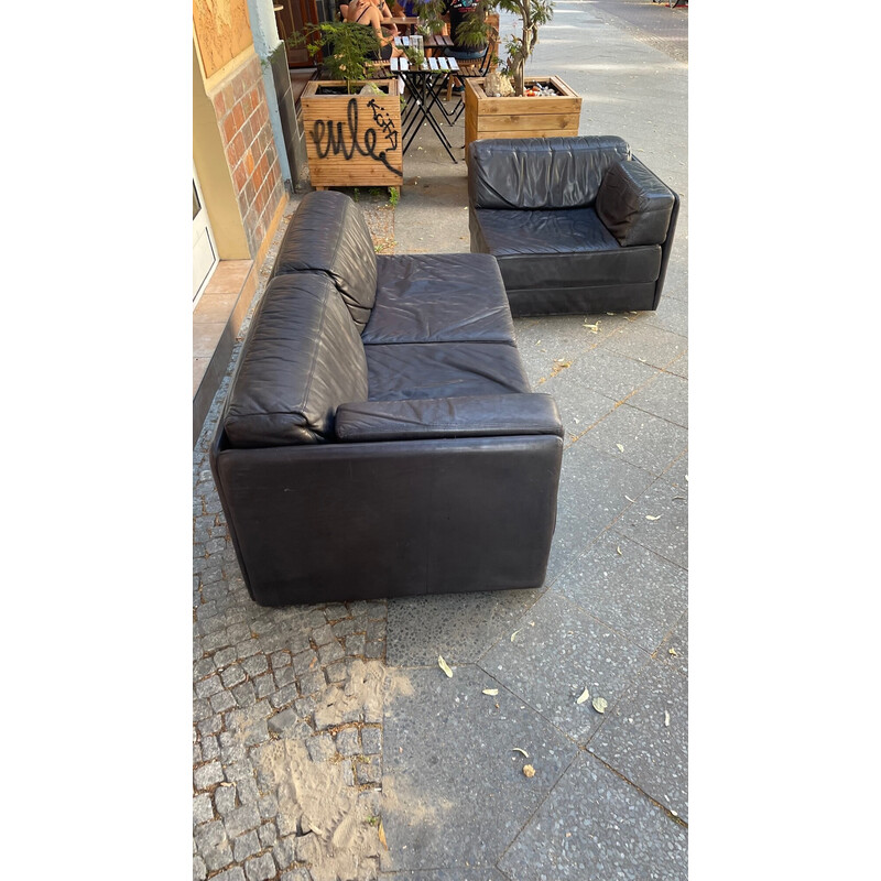 De sede Ds 76 modulares Vintage-Sofa aus Leder, 1970