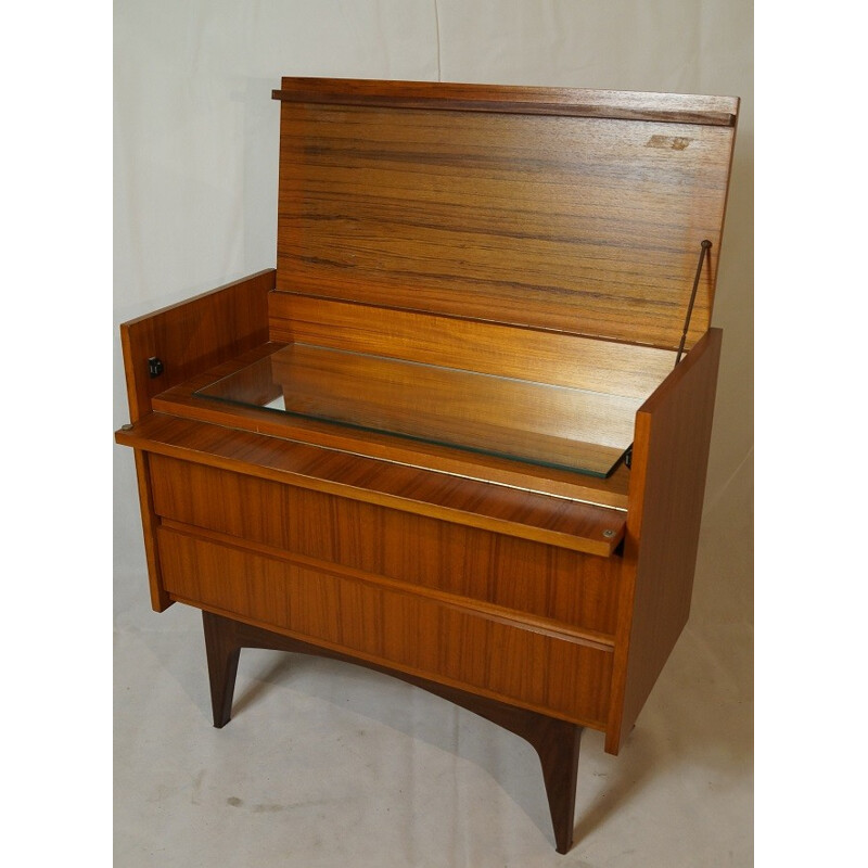 Mid century modern Scandinavian dressing table in teak - 1960s