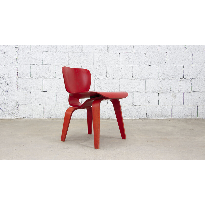 Cadeira Vintage Dcw por Ray e Charles Eames para Vitra, 2000