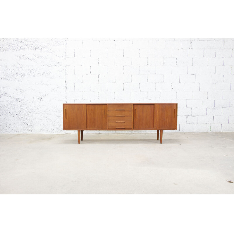 Vintage Swedish Teak sideboard Gigant de Nils Jonsson para Troeds, 1960