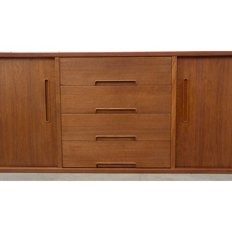 Mid century swedish teak sideboard Gigant by Nils Jonsson for Troeds, 1960s