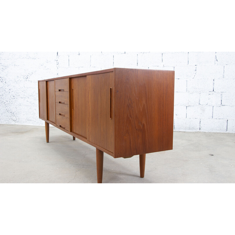 Vintage Swedish Teak sideboard Gigant de Nils Jonsson para Troeds, 1960