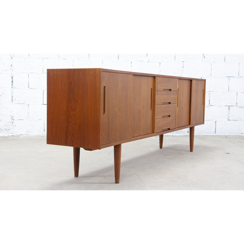 Mid century swedish teak sideboard Gigant by Nils Jonsson for Troeds, 1960s