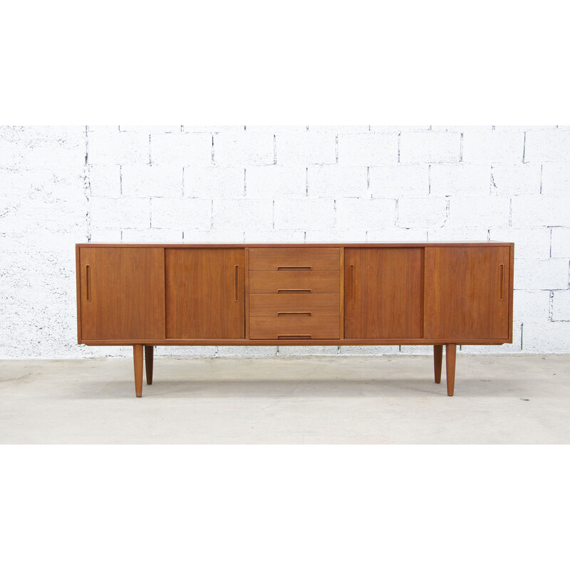 Mid century swedish teak sideboard Gigant by Nils Jonsson for Troeds, 1960s