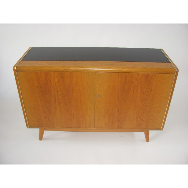 Mid-century highboard by Hubert Nepožitek and Bohumil Landsman for Jitona company, Czechoslovakia 1960s