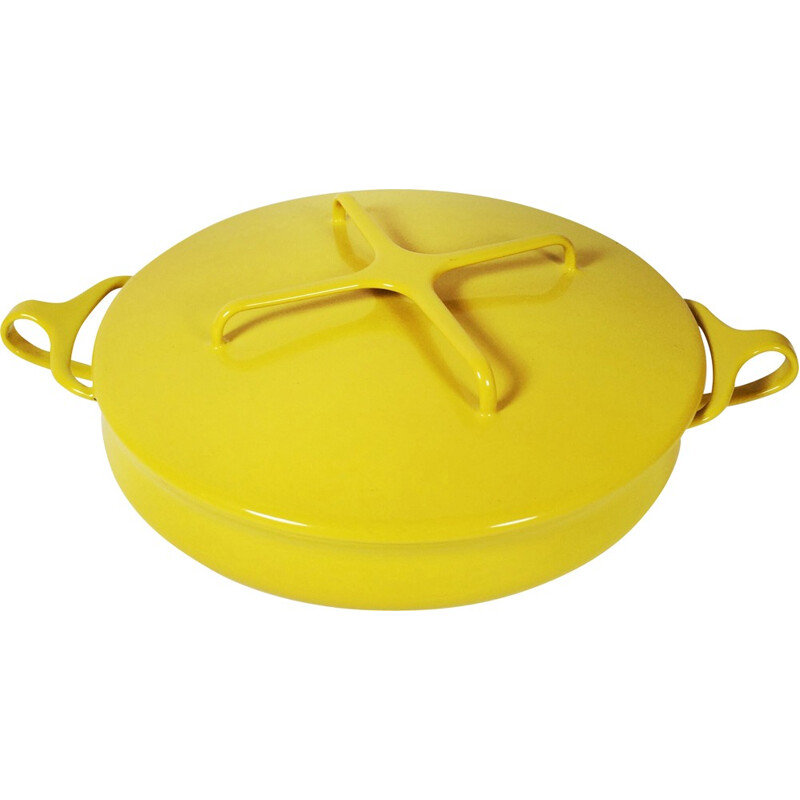 Dansk yellow frying pan, Jens QUISTGAARD - 1960s