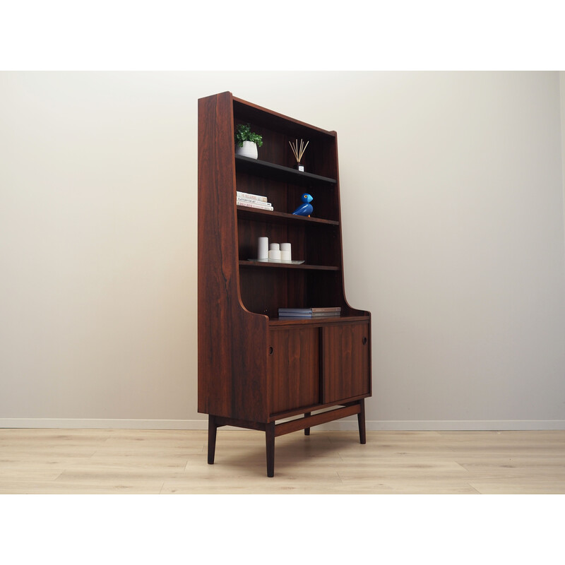 Rosewood vintage bookcase by Johannes Sorth for Bornholm, 1960s