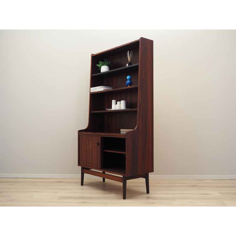 Rosewood vintage bookcase by Johannes Sorth for Bornholm, 1960s