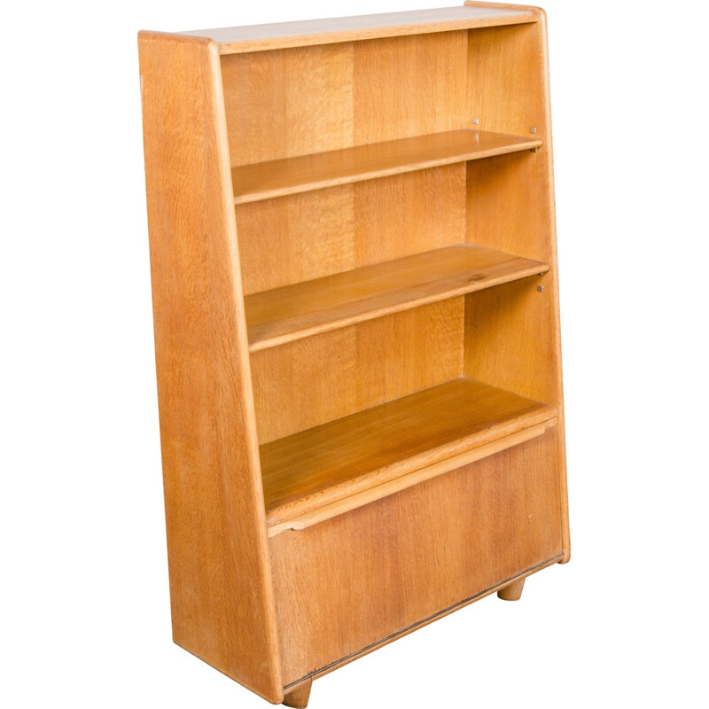 Pastoe "be-03" oak bookcase, Cees BRAAKMAN - 1950s