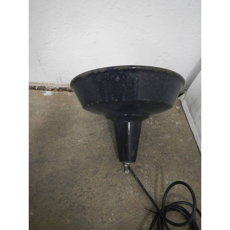 Vintage zwart-witte hanglamp