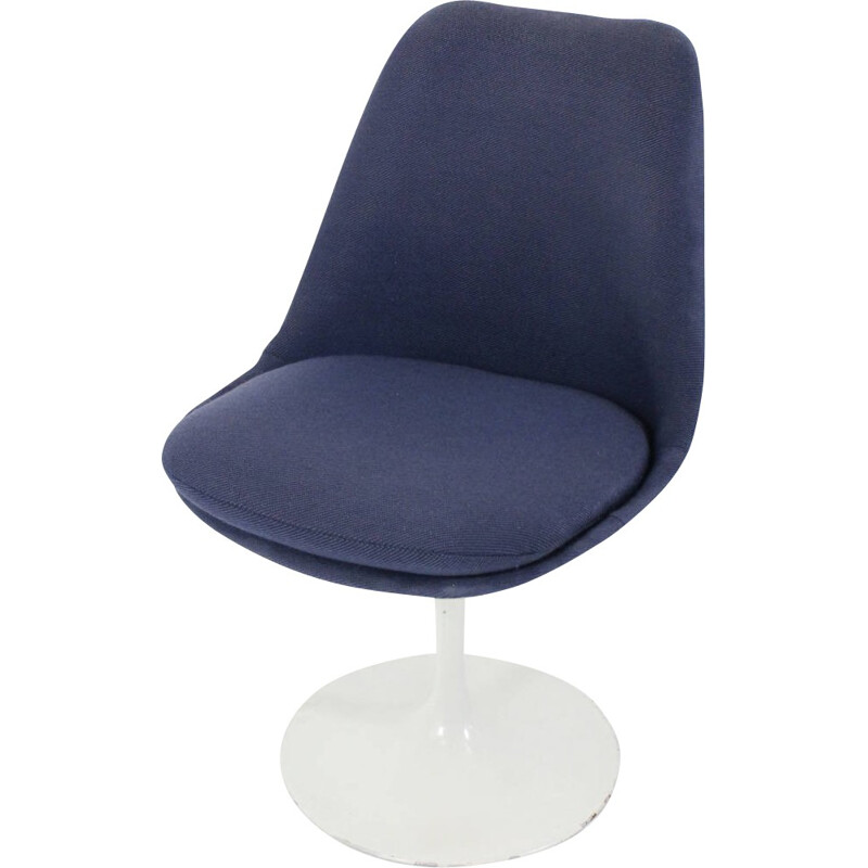 Knoll "tulip" chair in blue, Eero SAARINEN - 1960s