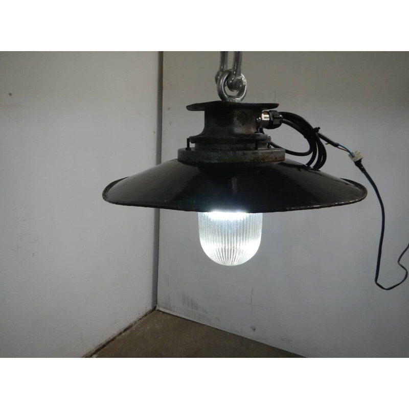 Vintage outdoor glass lamp
