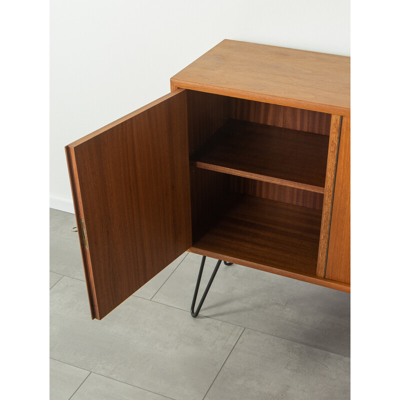 Vintage teakhouten dressoir met vier deuren van Wk Möbel, 1960