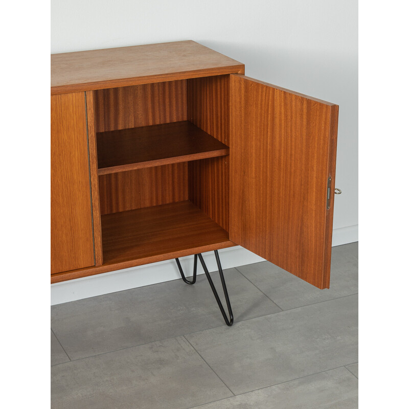 Vintage teak sideboard with four doors by Wk Möbel, 1960s