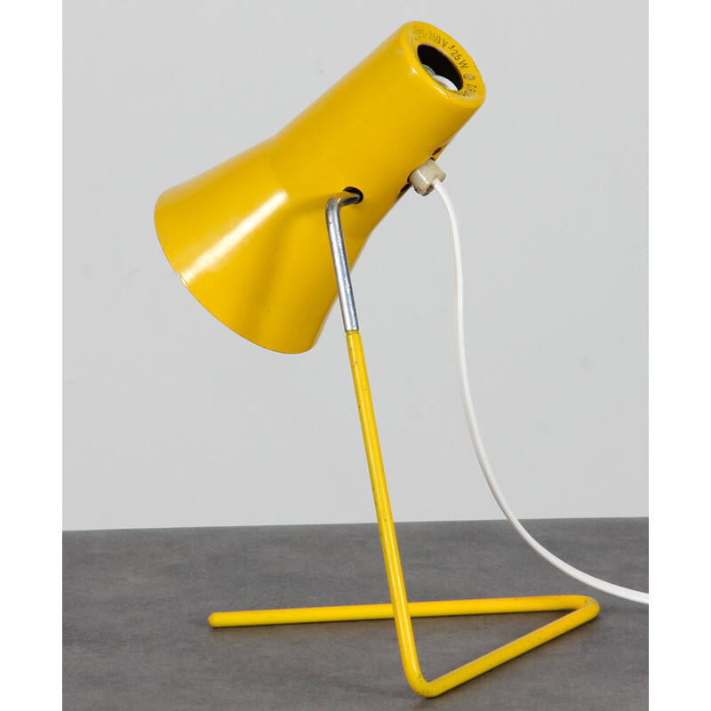 Lámpara de mesa vintage de Josef Hurka para Drupol, 1963