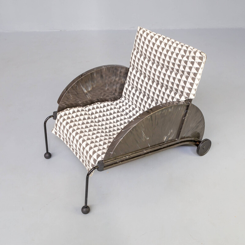 Vintage Ferrieri armchair 4814 by Anna Castelli for Kartell, 1980s