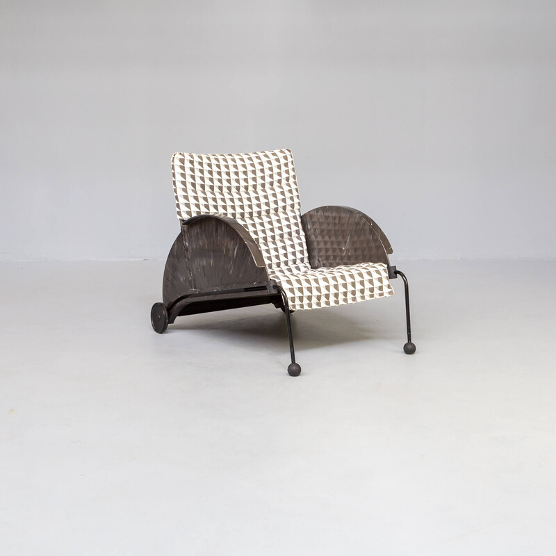 Vintage Ferrieri 4814 fauteuil van Anna Castelli voor Kartell, 1980