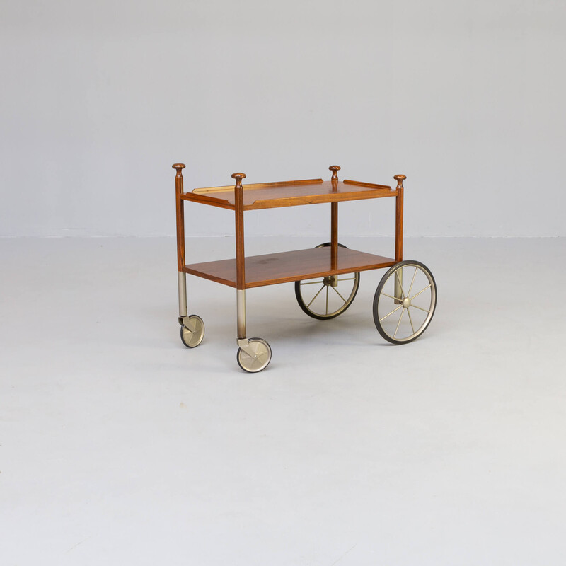 Vintage serving tea trolley by Walter Wirz for Wilhelm Renz, 1960s