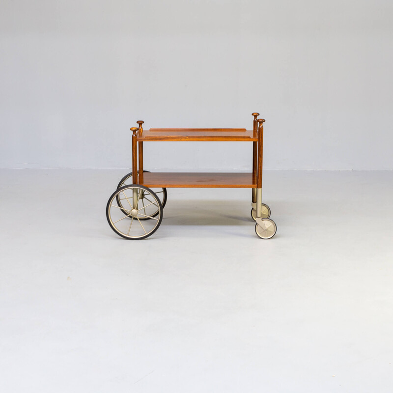 Carrello da tè vintage di Walter Wirz per Wilhelm Renz, anni '60