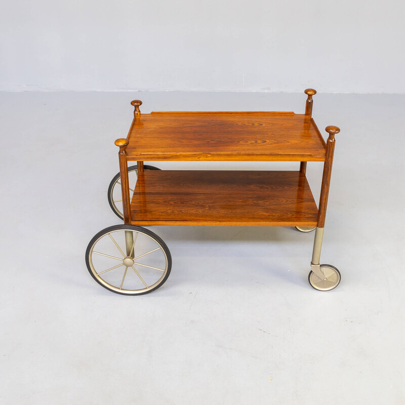 Vintage serving tea trolley by Walter Wirz for Wilhelm Renz, 1960s