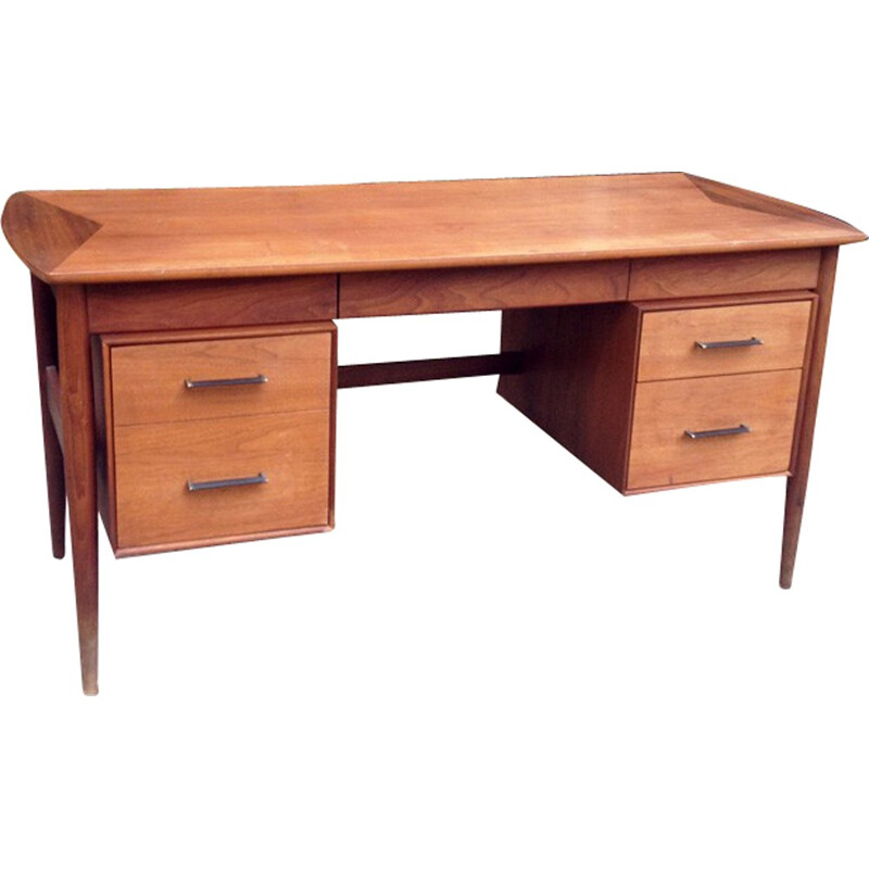 Mid-century Scandinavian teak desk - 1960s