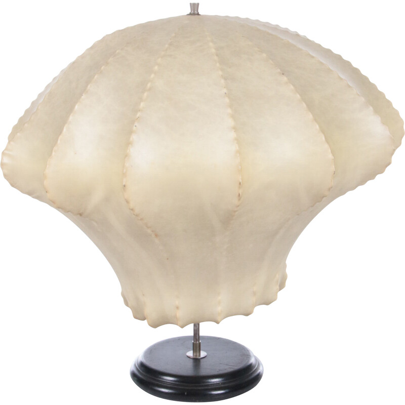 Cocoon vintage tafellamp van Castiglioni voor Flos, Italië 1960