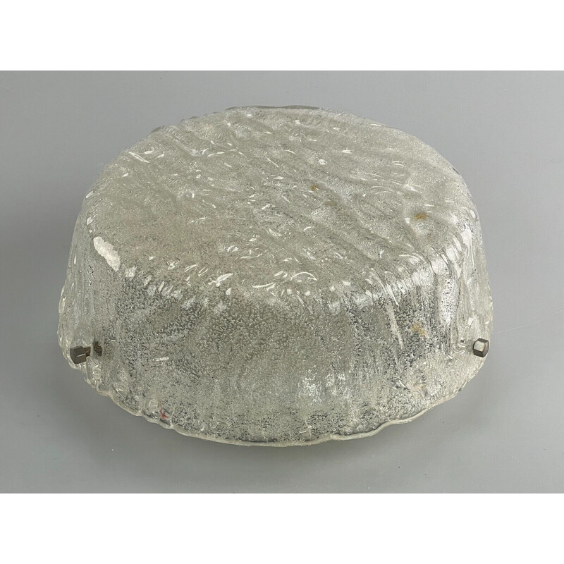 Lámpara de techo vintage de vidrio esmerilado, 1960-1970