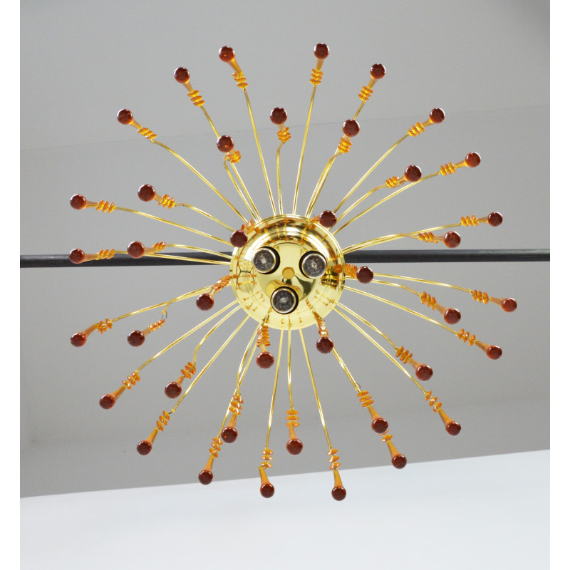 Vintage chandelier by Emme, Italy 1980s