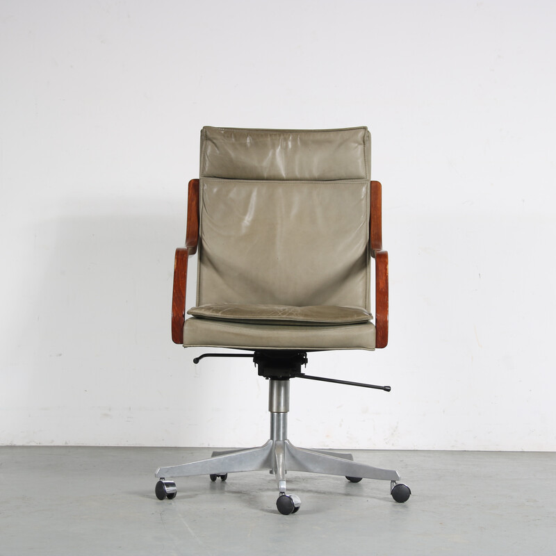 Vintage desk armchair by Walter Knoll, Germany 1970s