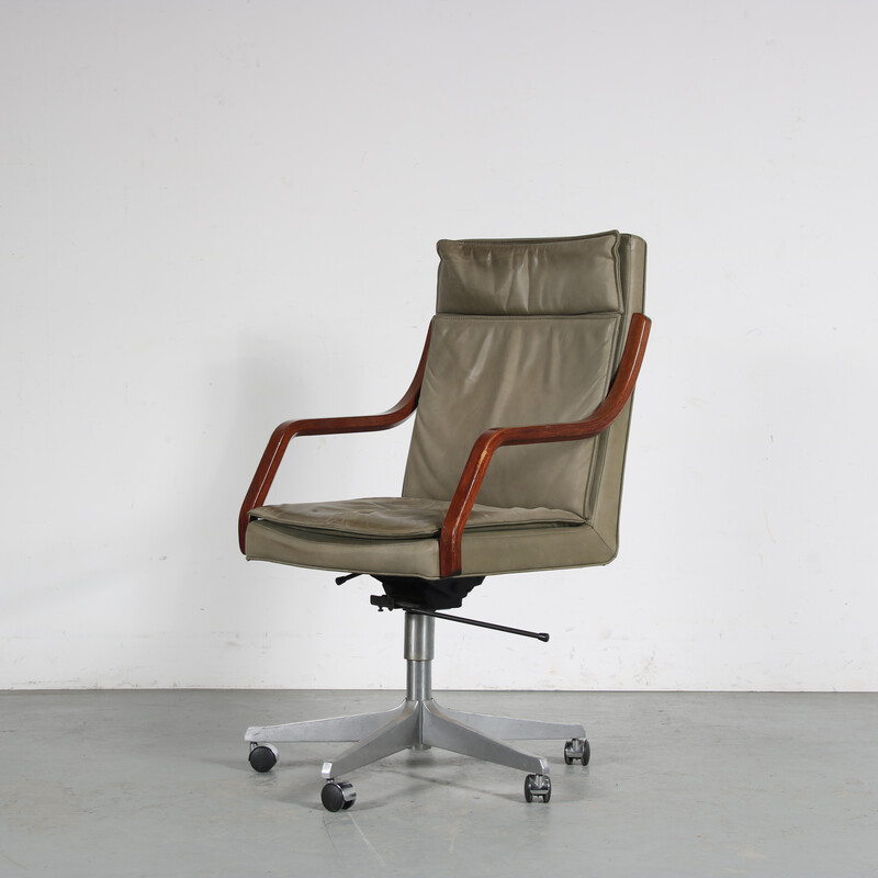 Vintage desk armchair by Walter Knoll, Germany 1970s