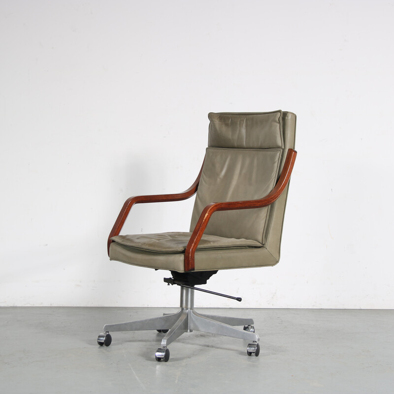 Vintage desk armchair by Walter Knoll, Germany 1970s