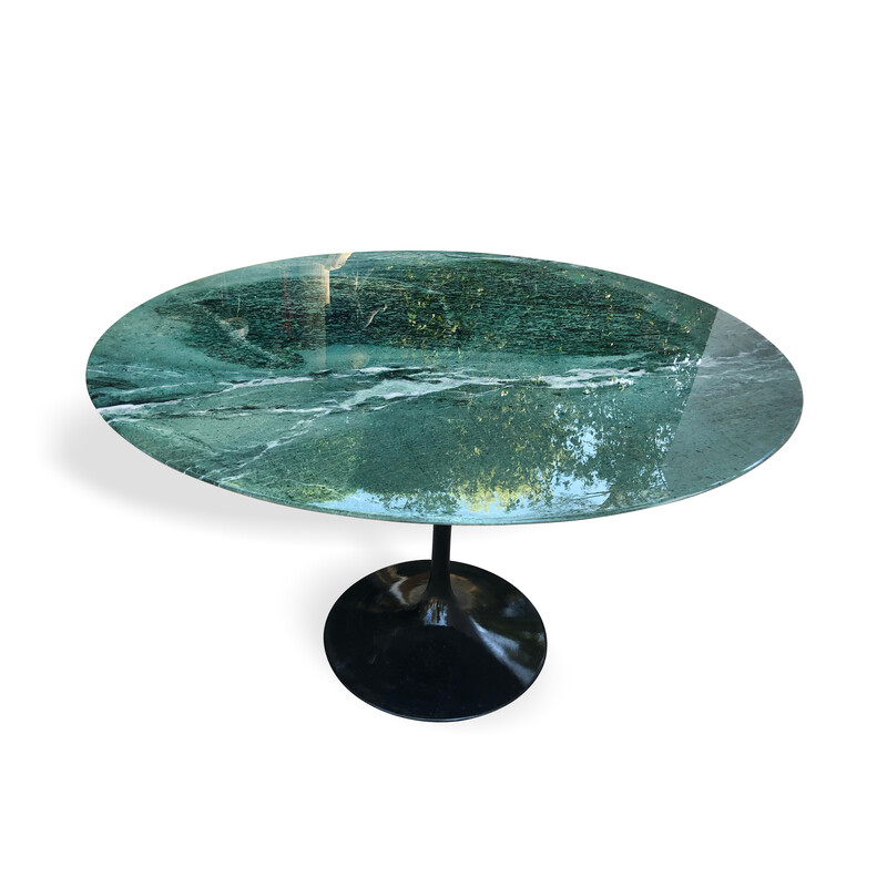 Mesa de mármol vintage de Eero Saarinen para Knoll International