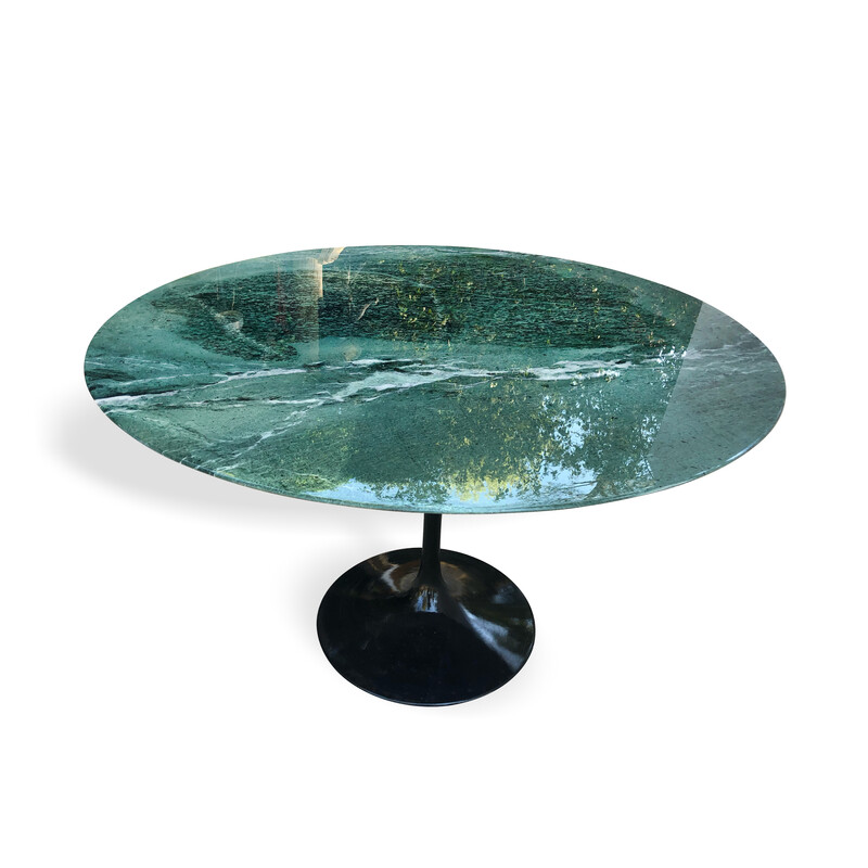 Tavolo in marmo vintage di Eero Saarinen per Knoll International
