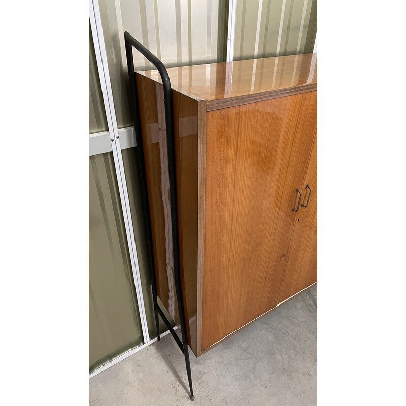 Vintage Italian cabinet with metal base, 1960