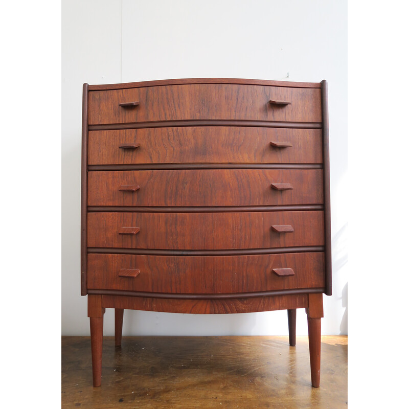 Vintage Danish chest of drawers in teak by Poul Volther