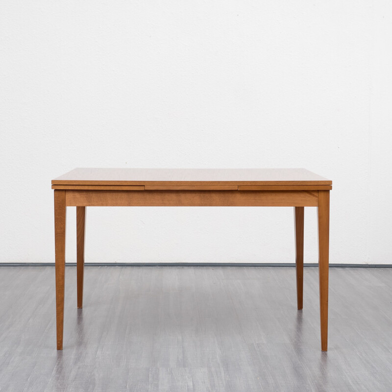 Extendible dining table in walnut veneer - 1960s 