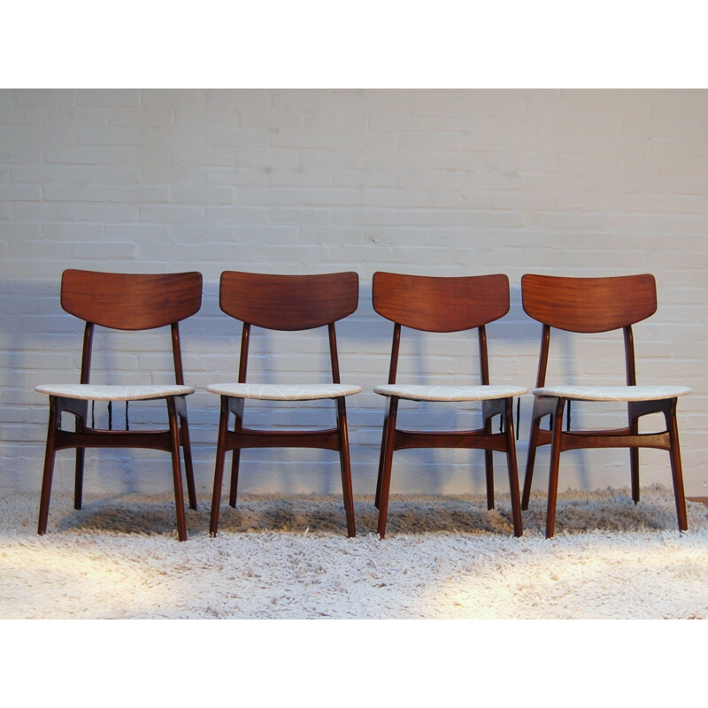 Set of 4 dutch dining chairs - 1950s